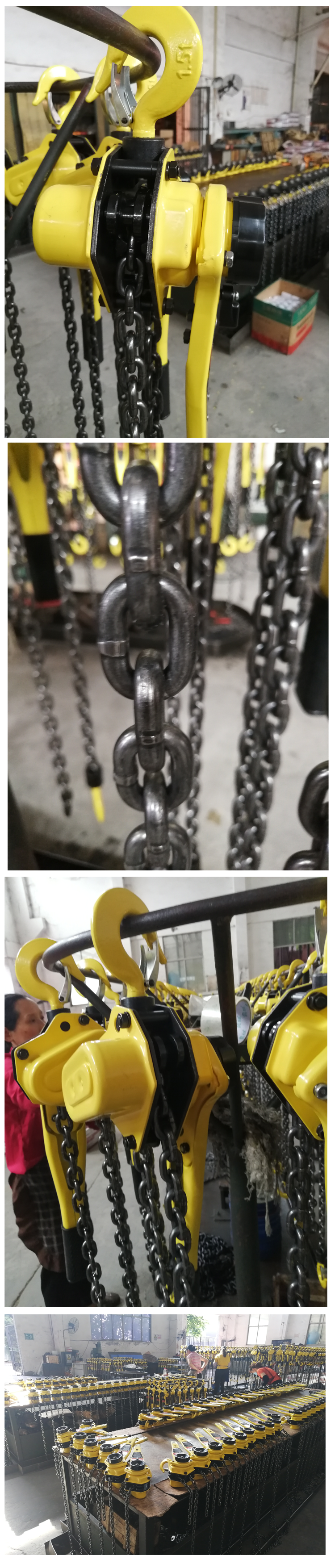 2 таль с цепью блока рычага Lifter нагрузки руководства тонны 1.5m