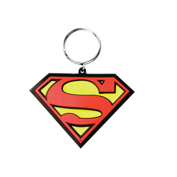 Hot Sale Promotional Animal Cartoon Text Injected 2D Soft Pvc Keychains