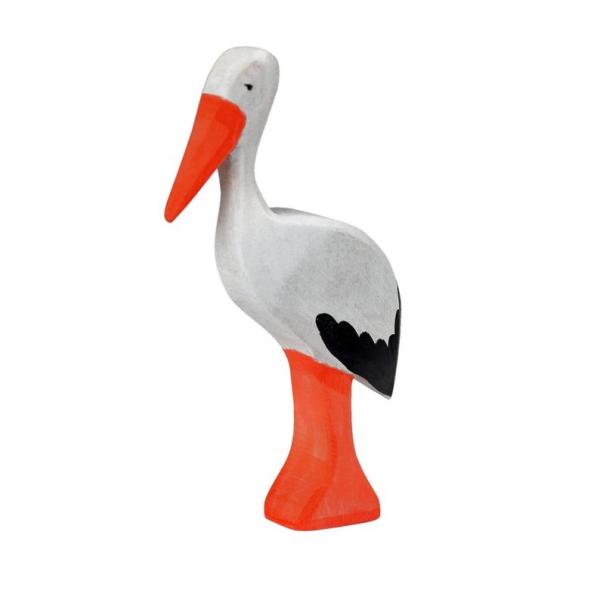 Odorless Painted Handmade Wooden Animals Carved Wooden Donkey