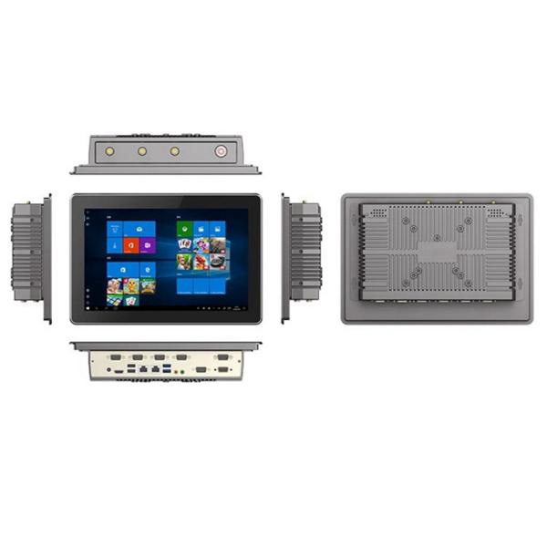 Ip65 350cd/m2 18.5inch Fanless Touch Panel PC 1024x600