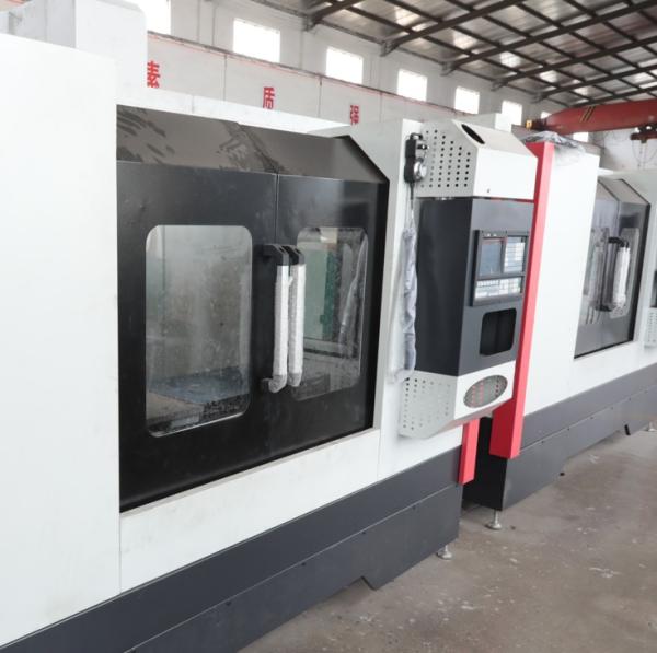500mm Y-axis Travel Customized Vertical Bonnet Flange Drilling And Tapping Center With ≤0.015/3000 Position Accuracy