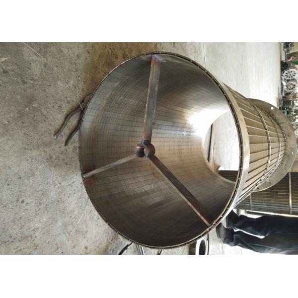 High Efficiency Stainless Steel Screw Press Screen With Sturdy Constriction