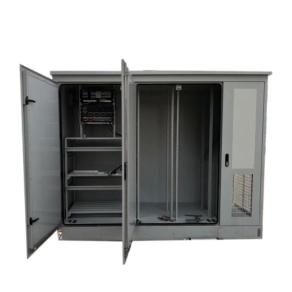 19 Inches 42U Outdoor Battery Small Network Rack Cabinet IP65 Air Conditioner