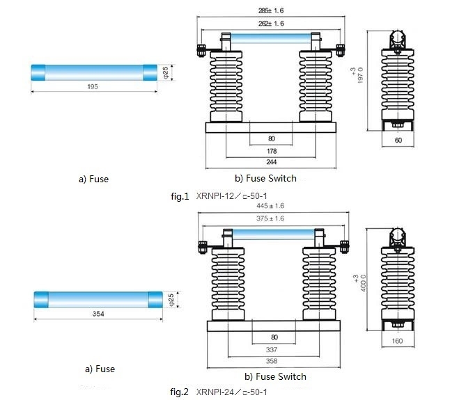 Взрыватель XRNP 3.6kv 7.2kv 12kv 24kv 35kv настоящий ограничиваясь