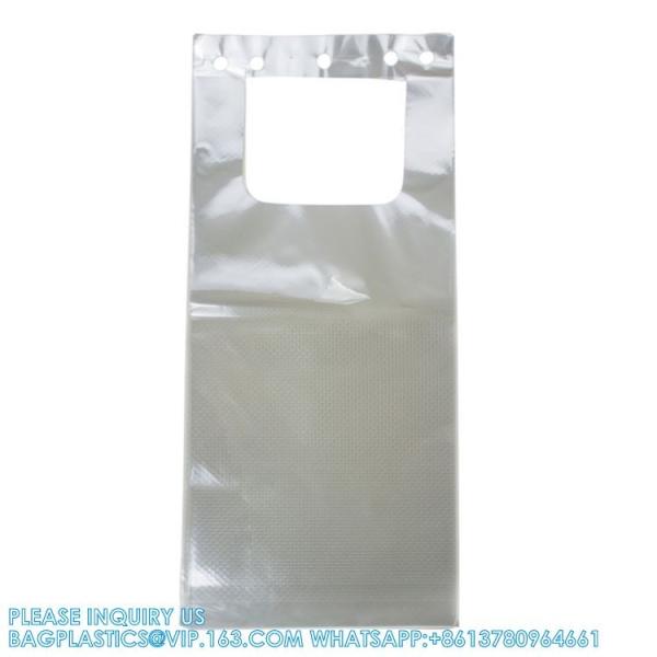 MICROPERFORATED FOOD BAGS, Cellophane Plastic Vest T-Shirt Bag Bread Packaging Bags Micro Perforate Lettuce Bag