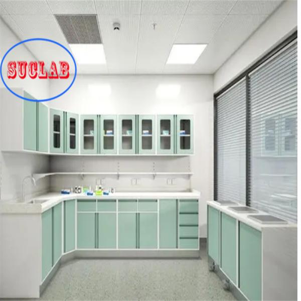Adjustable Shelves Hospital Clinic Furniture Medical Treatment Cabinet Cost With Full Steel Handle