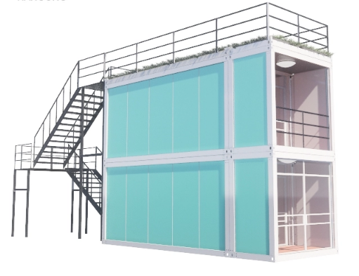 100 Km / H Wind Speed Premade Container Homes Sandwich Panel Wall / Roof Steel