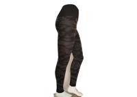 De 95% des femmes noires de polyester hautes de taille des guêtres sans couture guêtres crac! crac!