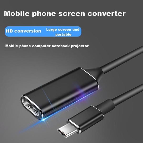 переходник Huawei Samsung Macbook эпицентра деятельности USB 18cm 4K 30HZ к репроектору ТВ