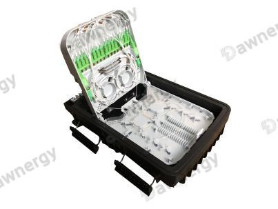 16 Drop Cable Ports Fiber Distribution Box For FTTx 2*3mm Cable Outlet Size Easy Installation