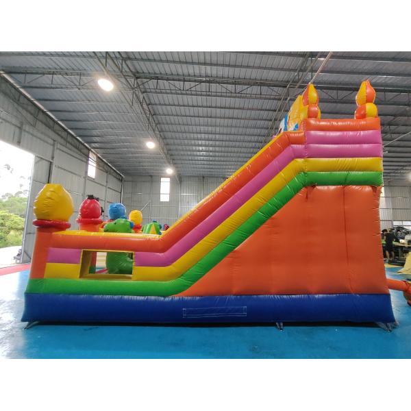 Impresión digital comercial Slides secos inflables Slides dobles Figuras de cartón para exteriores Para niños