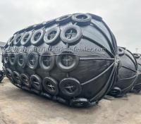 Fender de caucho neumático negro personalizado con red de cadena Certificado ISO CCS