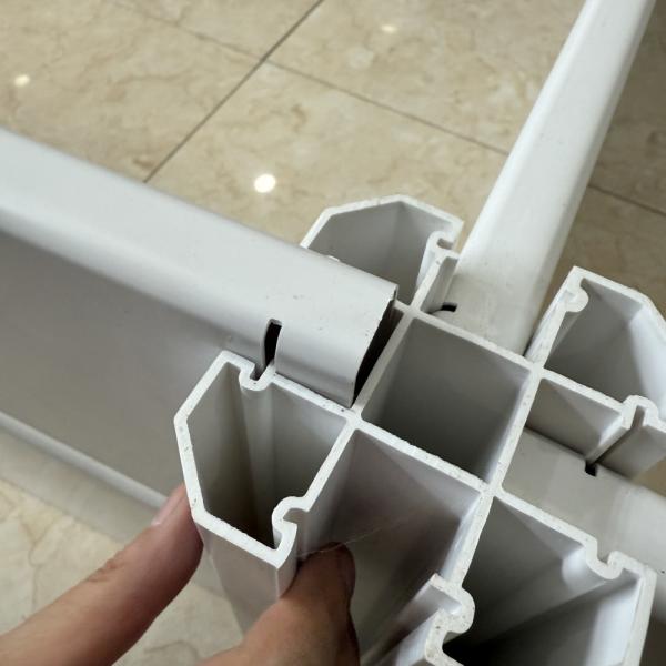 Stylish PVC Puppy Playpen White Pet Fence Customized UV Resistant