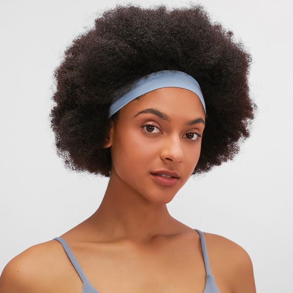 Stretch Yoga Sports Headband Moisture Wicking Non Slip Pink for Running Workouts