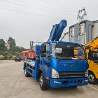 FAW RHD Aerial Working Platform Trucks High Altitude Lift Overhead Bucket Lift Truck