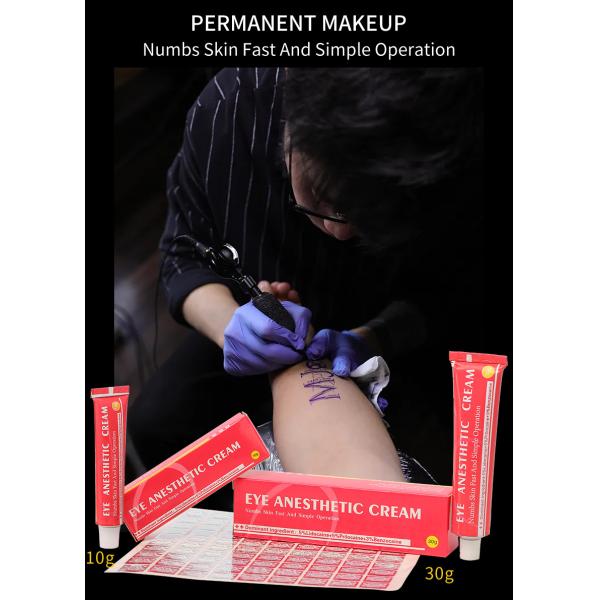 Eye Anesthetic Cream Permanent Makeup Painless Tattoo Cream for Microblading Piercing  Eyebrow Lip Tattoo Fast Acting
