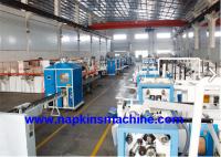 100 tiram/Min Tissue Paper Maker, linha de produção do tecido facial do PLC do tamanho de 210mm