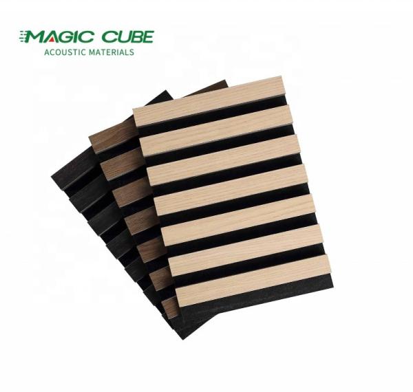 Professional Felt Polyester Akupanel natural veneer Wooden Interior Decoration Wall Sustainably