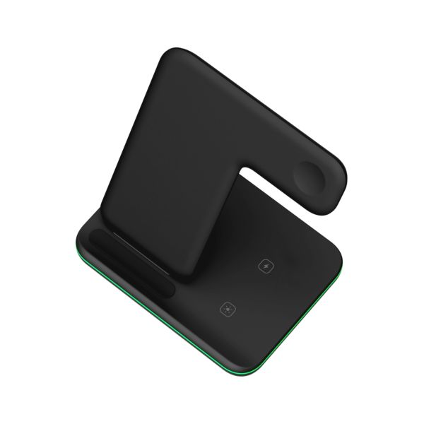 3 In 1 Phone Watch Earbud Charger Multifunction Wireless Stand Holder 15W Fast Charging Docking Station