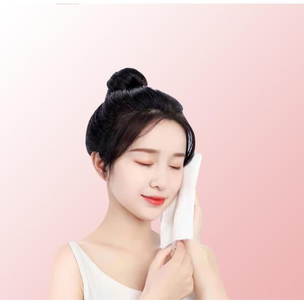 50g White 100% Viscose Spunlace Nonwoven Mesh Cotton Tissue, Facial Towel, Wet Wipes