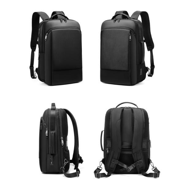 Sacs à dos de haute qualité, en gros, élargis, pour hommes, sur mesure, pour les voyages d'affaires, imperméables, pour ordinateurs portables.