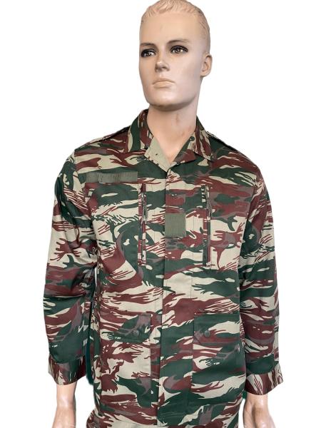 Tactical Tiger Stripe Camo Uniform Set for Outdoor Missions Anti Tearing Camouflage Ripstop Military Uniform Clothing