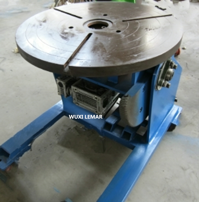 1000kg Heavy Duty Welding Positioner, 0-120° Tilting Rotary Table for  Pipe Flange Circular Welding