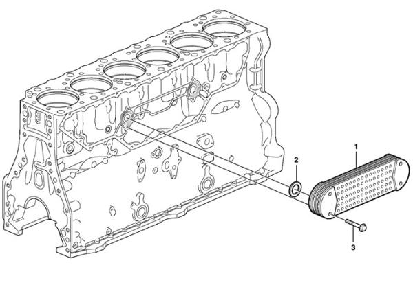 Refrigerador de óleo VOE 8130186 VOE 8130186 Anel de vedação VOE 20551483 VOE 20551483 Para EC330B EC360B