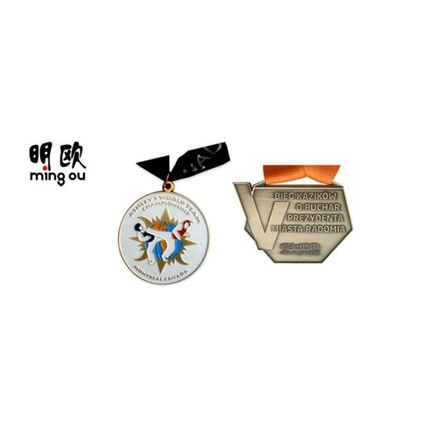 Championship School Awards Medals Medallion Personalised Design , Enamel Fill