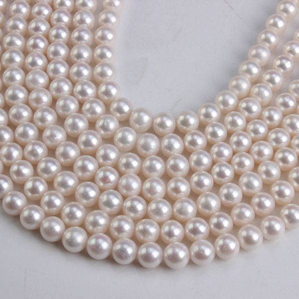 Jewelry  Cultured Pearl Powder White Round  Pearl for Jewelry Making Necklace Bracelet Loose Pearl Beads