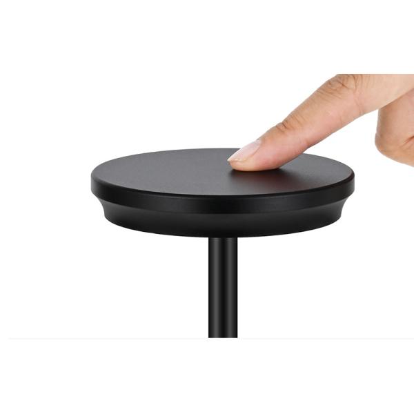 Gold Silver Black Aluminium LED Cordless Restaurant Table Lamp with 180LM Luminous Flux