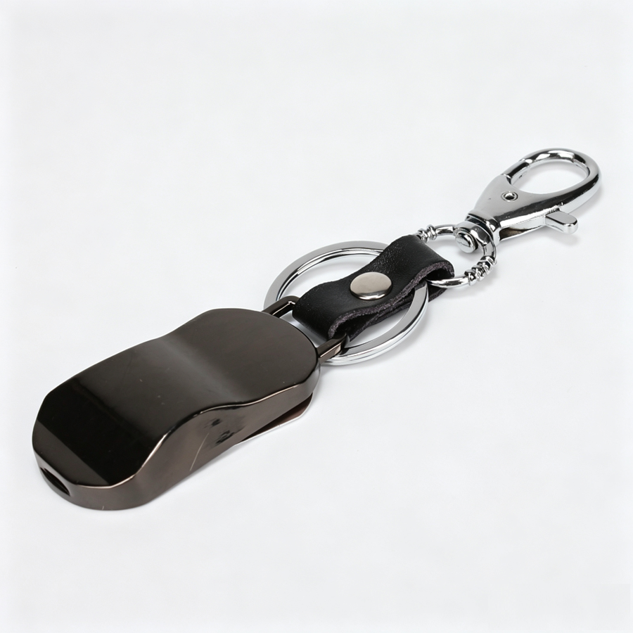 Sublimation Metal Keychain Blanks With Leather Connectors