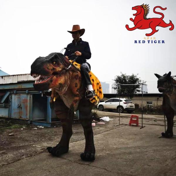 T Rex Realistic Stilts Dinosaur Costume Ride Youth Age For Playgrounds