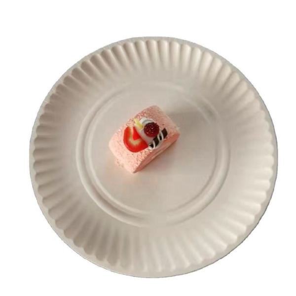 Customizable 7inch Paper Plate for Birthday Party Eco-Friendly Party Tableware 300GSM