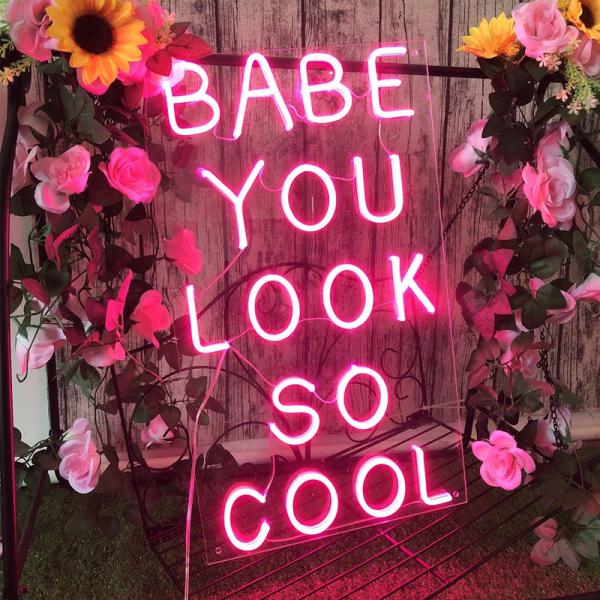 Custom Home Advertising LED Letter Light Hustle LED Neon Light Signs
