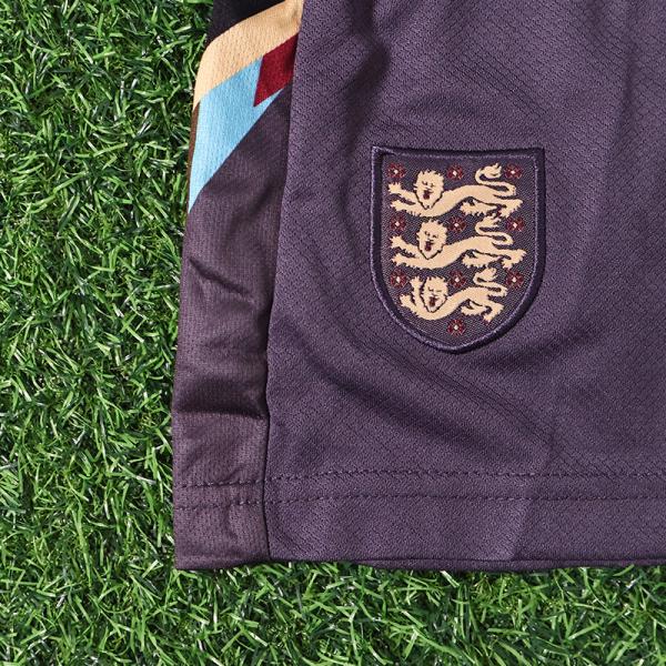 2024 England Children Away Football Jerseys Customized Group Uniforms Printing Service