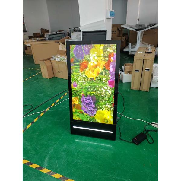 43 Inch Outdoor Exterior Digital Menu Board Lcd Digital Display 2500nits Advertising Digital Signage Kiosk