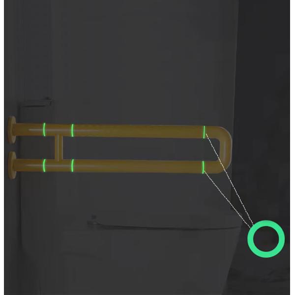 Wall Mounted Stainless Steel Grab Bar Anti Slip For Bathroom Toilet