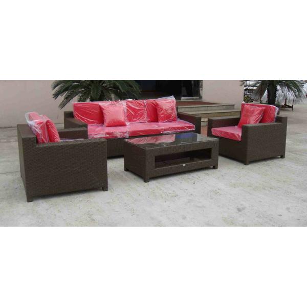 4pcs garden rattan sofa furniture