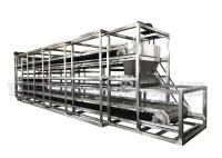 Secador elétrico da correia transportadora Multilayer para a extração do óleo de cânhamo com de pequenas perdas