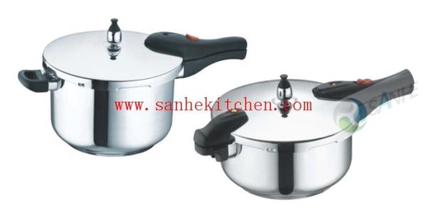 Supply high quality induction stainless steel Pressure cooker,thickness 1.0mm