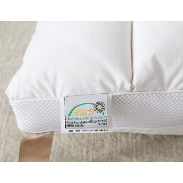 48cm*74cm 3D Luxury Goose Feather Pillow Cotton Home Textiles