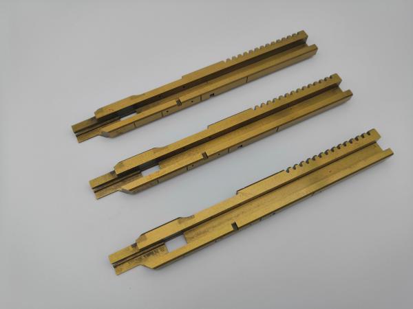 VCD Grinding Cnc Precision Parts Serrated Cutter High Flatness Yellow Plated