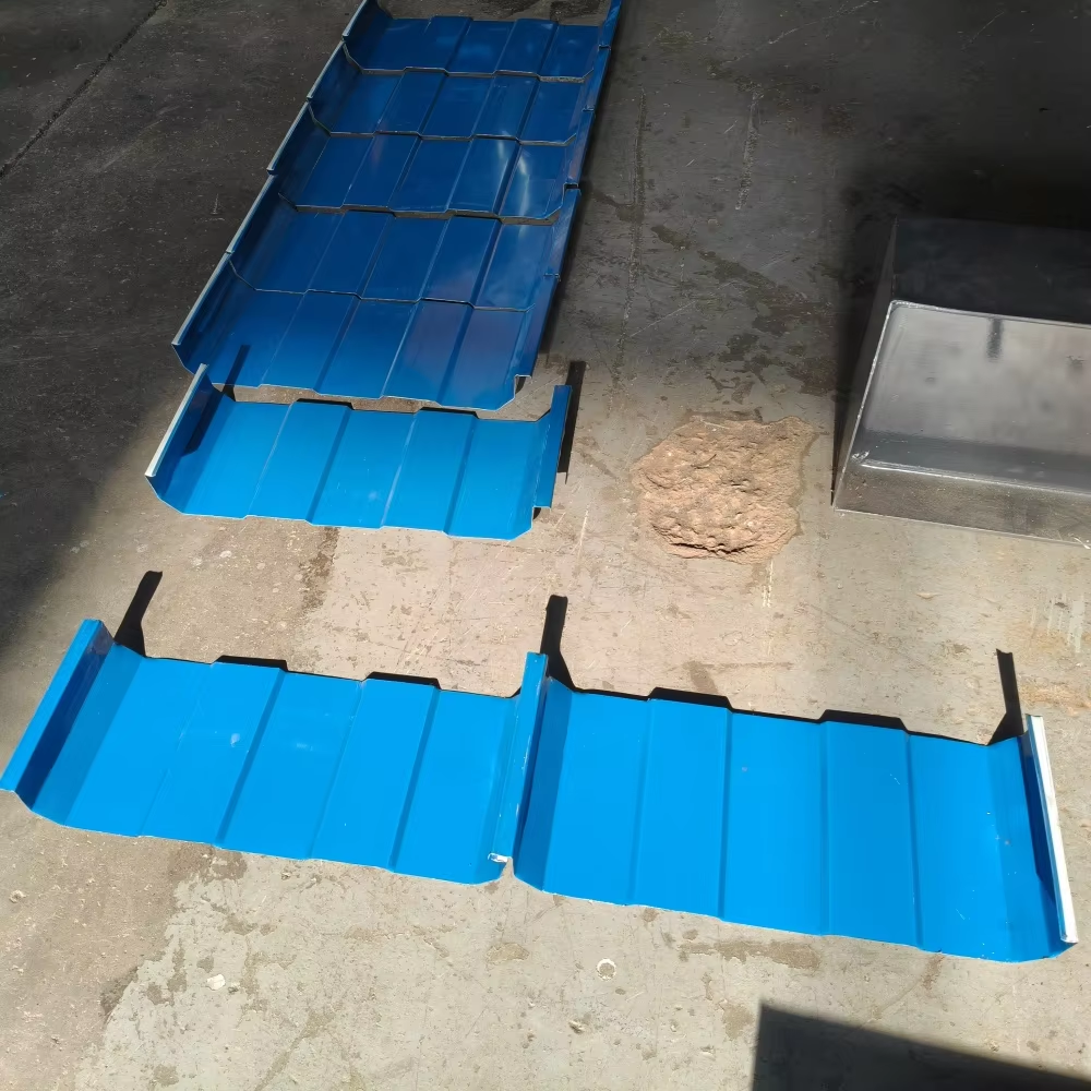 Mobile Transportable KR18 Standing Seam Roll Forming Machine Bemo Type On-Site Metal Roof Sheet