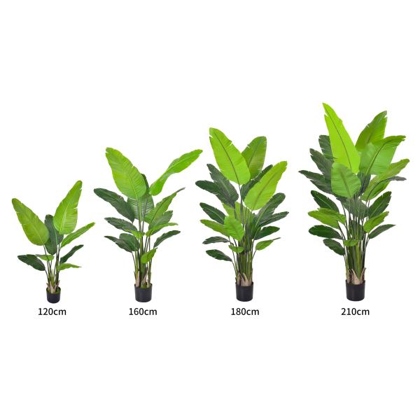 4ft 6ft 7ft Tall home decor artificial plants Banana Tree bird of paradise plant​ for Living Room Office Indoor Outdoor