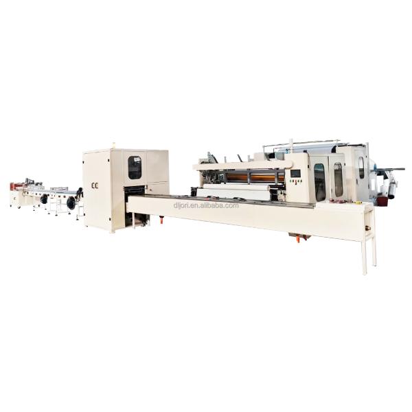 Automatic High Speed Multi Rolls Toilet Paper Glue Laminated Embossing Making Machine Line
