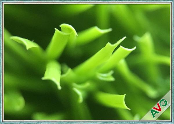 PE Soft Good Rebound Resilience Artificial Football Turf Excellent UV Resistance