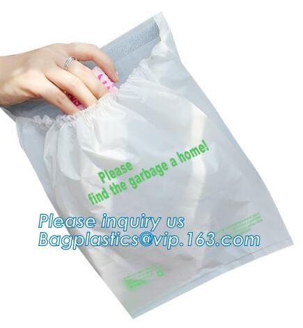 Edible 100% fully compostable biodegradable plastic k bag made of organic corn starch