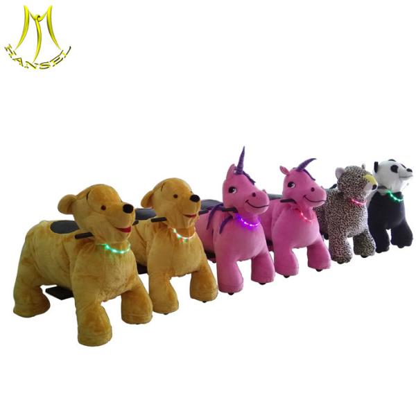 Hansel popular small kids toy rides electric stuffed animals adults can ride
