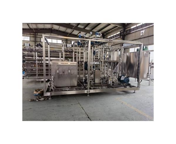 Temperatura de entrada 20-30°C Máquina de esterilização de tubos de puré de frutas concentrado 2500 KG